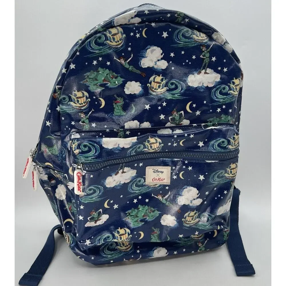 Cath Kids Kidston Disney Peter Pan Backpack Oilcloth Blue Green 15